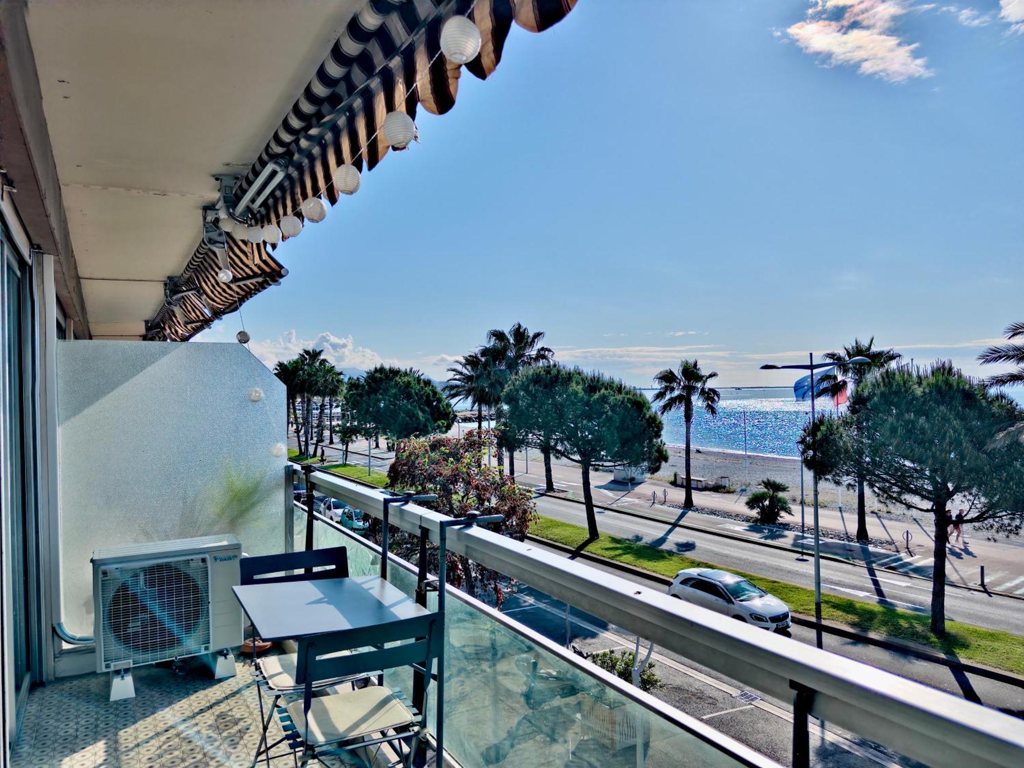 Panoramic Sea View Studio 24H Checkin Cagnes-sur-Mer Exterior photo