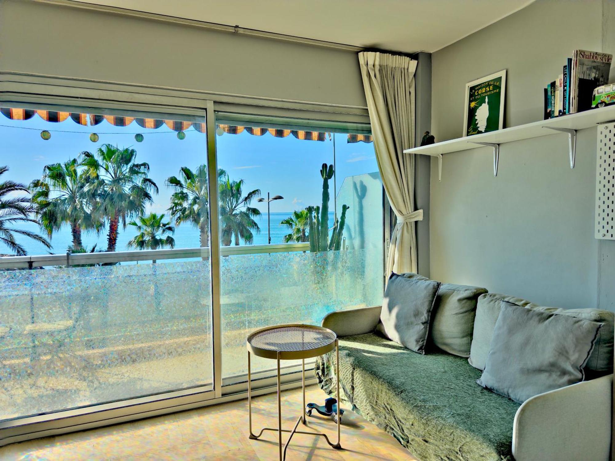 Panoramic Sea View Studio 24H Checkin Cagnes-sur-Mer Exterior photo