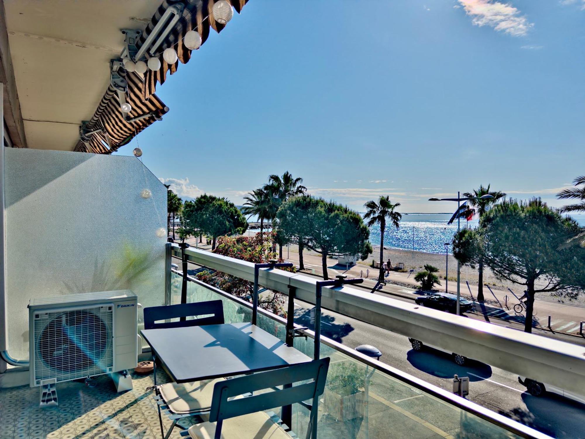 Panoramic Sea View Studio 24H Checkin Cagnes-sur-Mer Exterior photo